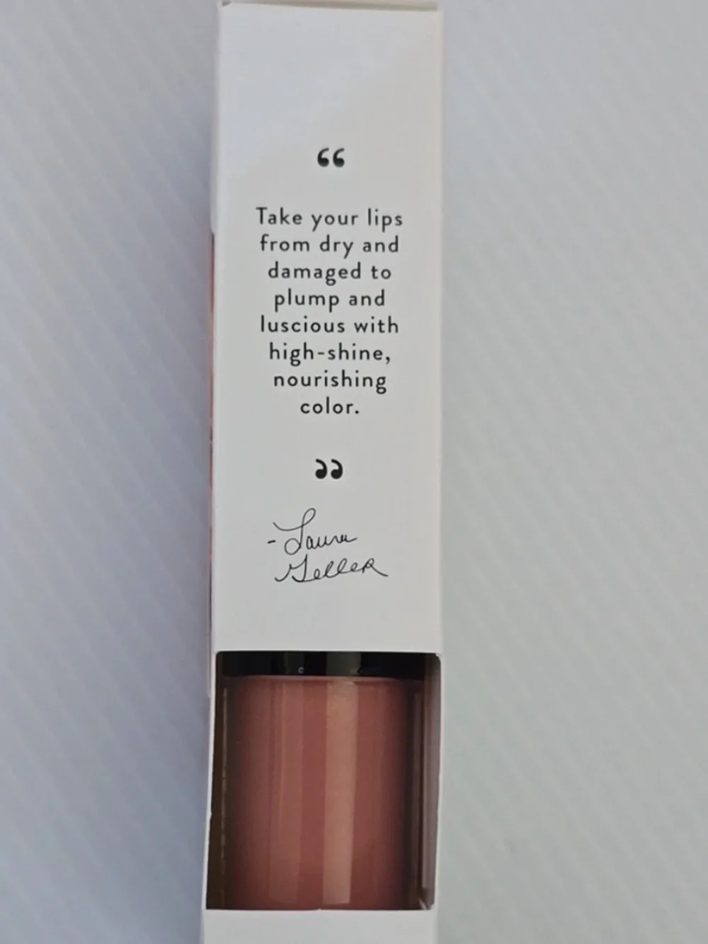 Laura Geller Treat-N-Go Tinted Nonstick Hydrating Lip Oil- Finish Line- NIB